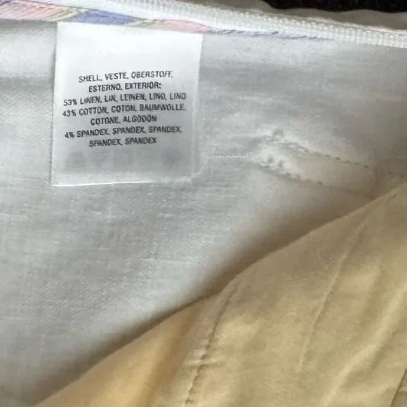 Anthropologie White Nias Trousers Pants By Ett Twa Size 0 - Picture 10 of 16